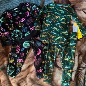 NASA and Dinosaur Print Pajama Sets